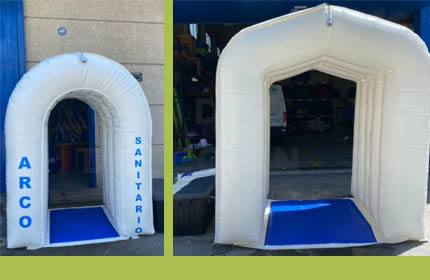 Covid-19 - Arco Higienizante y Tunel de Desinfección